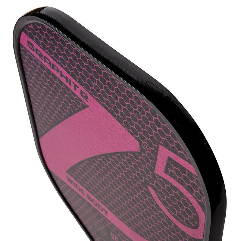 Onix Z5 Graphite Pickleball Paddle (Pink) with Cushion Grip and Pink Paddle Cover - Image 4
